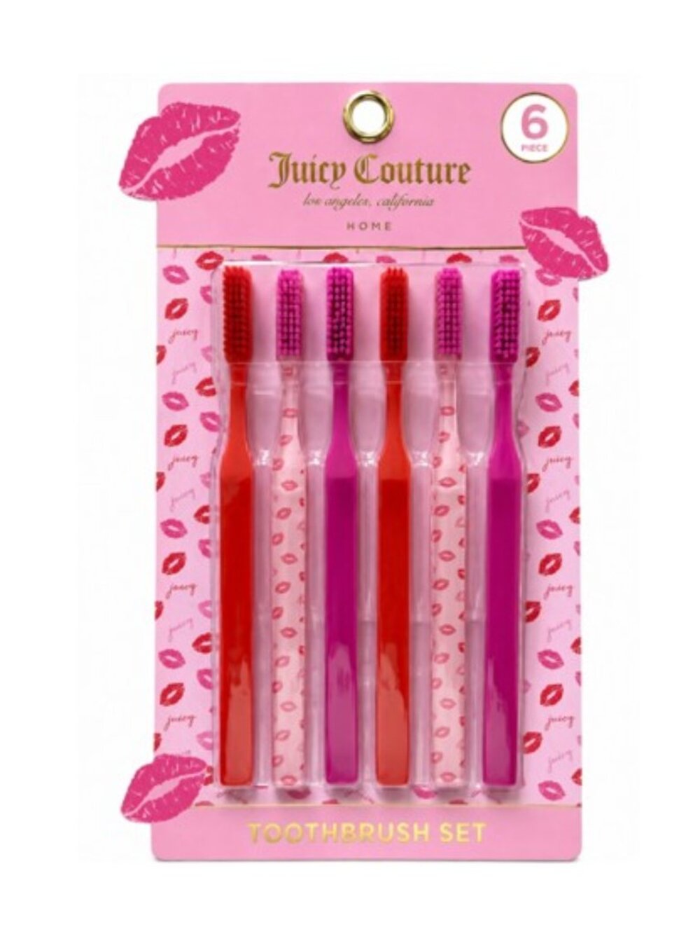 Juicy Couture Toothbrush Set of 6